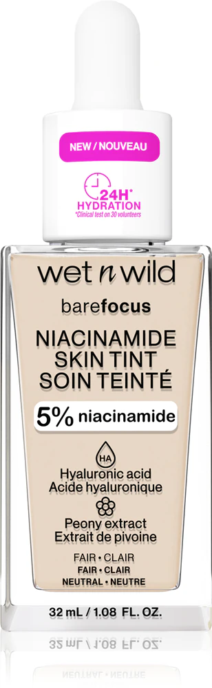 Wet n Wild Bare Focus Niacinamide Skin Tint light moisturizing make-up