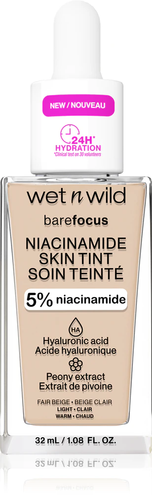 Wet n Wild Bare Focus Niacinamide Skin Tint light moisturizing make-up