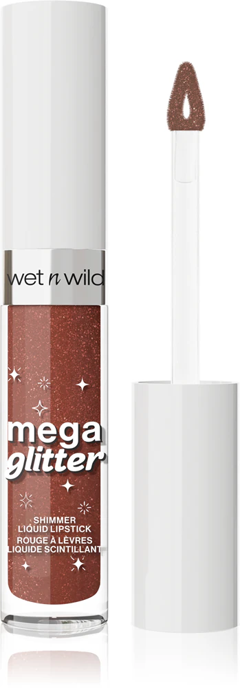 Wet n Wild Mega Glitter Matte Liquid Lipstick with Glitter Particles