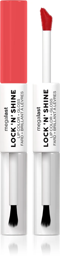 Wet n Wild MegaLast Lock n Shine long lasting glossy lipstick Farbton Shining Hibiscus 8 ml