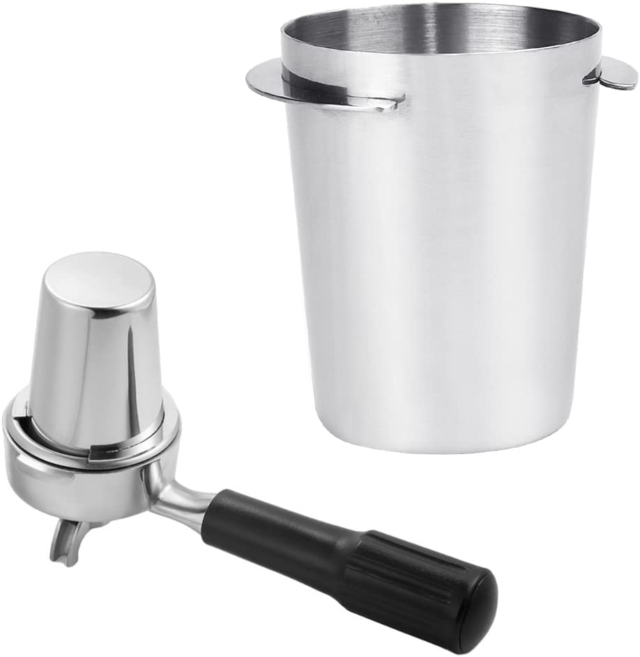 Generic YUENWUZINIC 51 mm Coffee Dosing Cup Porta Filter Dosing Cup Stainless Steel Coffee Dosing Container Coffee Filter Dosing Cup for Espresso Machine