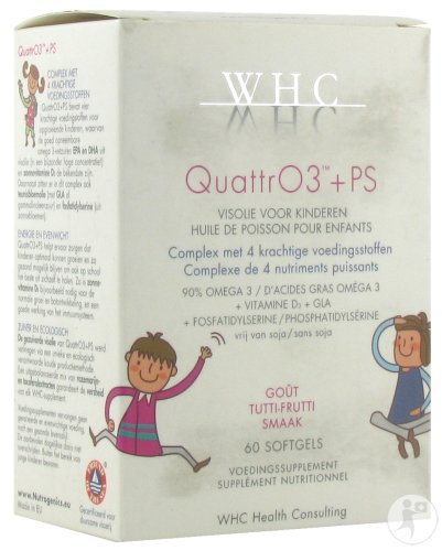 WHC Quattro3 + PS Tutti Frutti Flavor 60 Softgels