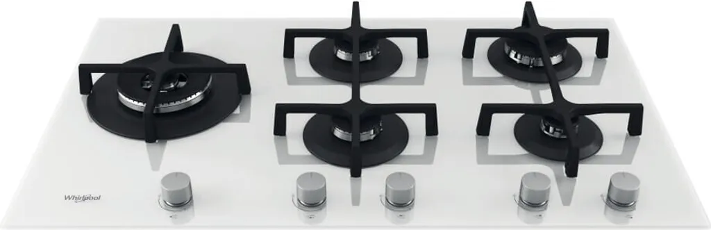 Whirlpool GOA 9523/WH Built-in Gas Hob, 90 cm, 5 Burners, White