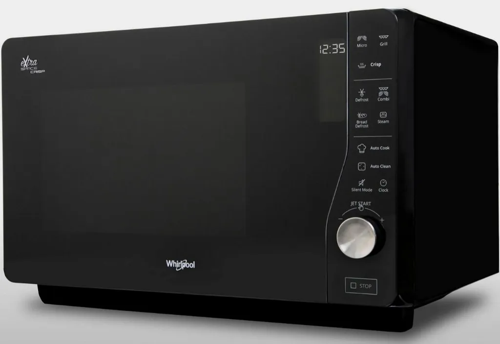 Whirlpool MWF 427 BL Black Combination Microwave for Worktop, 25 L, 800 W