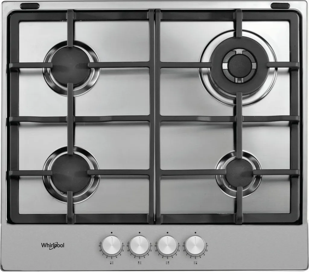 Whirlpool TGML 661 IX Stainless Steel Built-in Gas Hob 58 cm 4 Burners