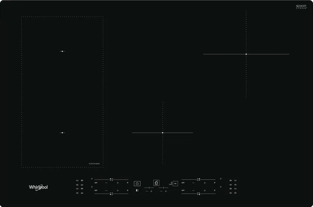 Whirlpool WL B2977 NE Black Integrated 77 cm With 4-Zone Induction Hob
