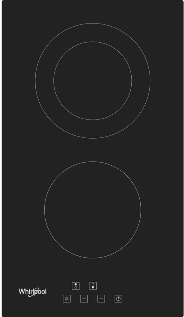 Whirlpool WRD 6030 B Black Integrated 30 cm Ceramic 2 Zone(s)