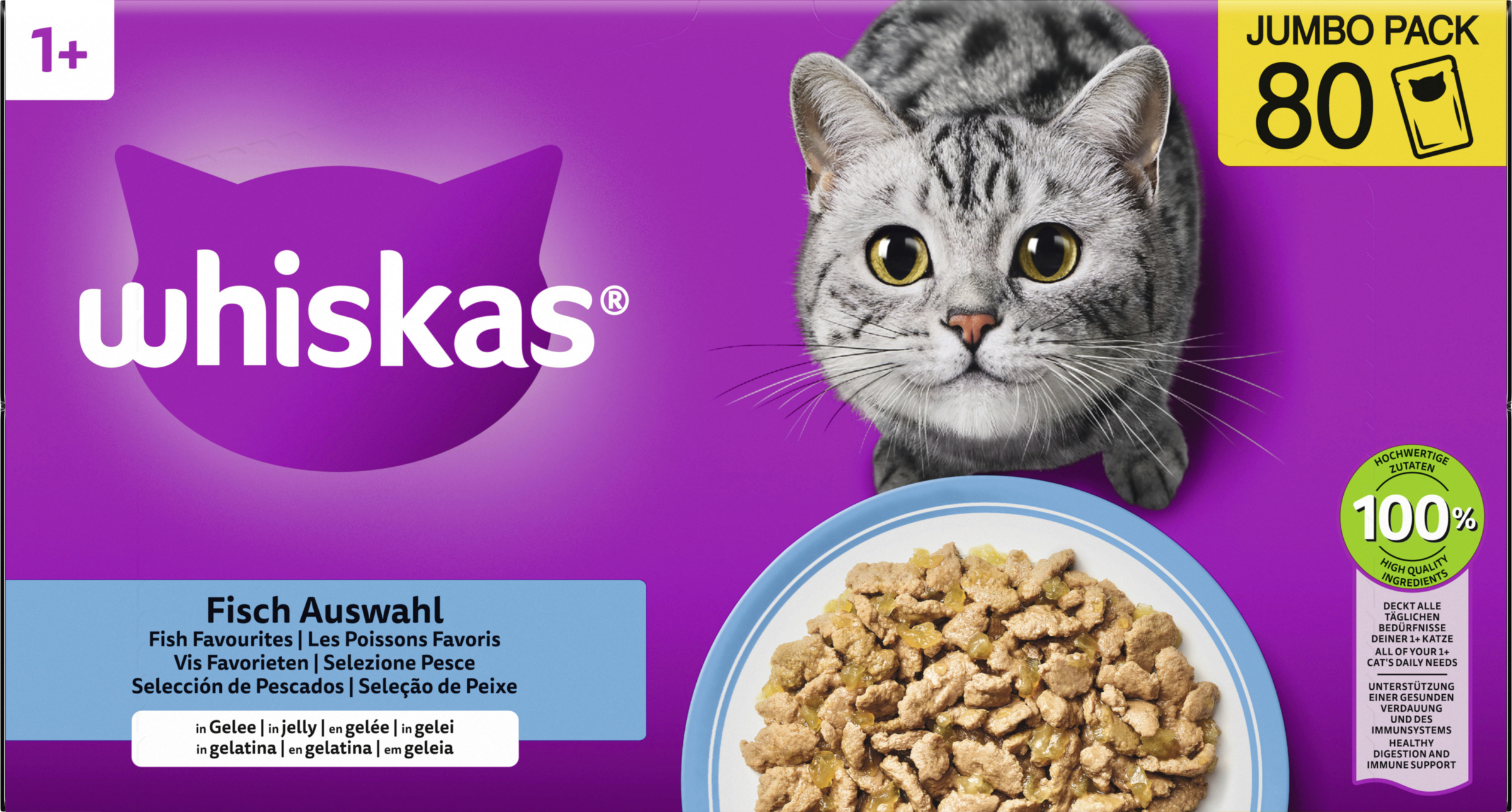 Whiskas Fish Selection in Jelly Jumbo Pack 6.8 kg