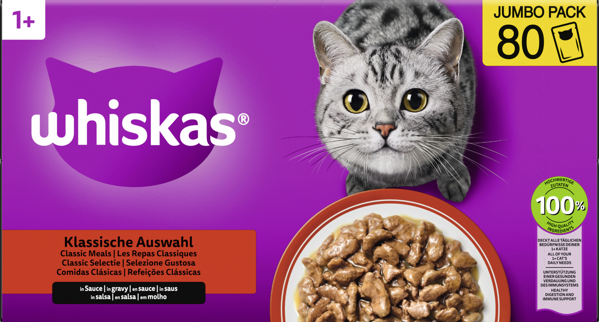 Whiskas Classic Selection in Sauce Jumbo Pack 6.8 kg