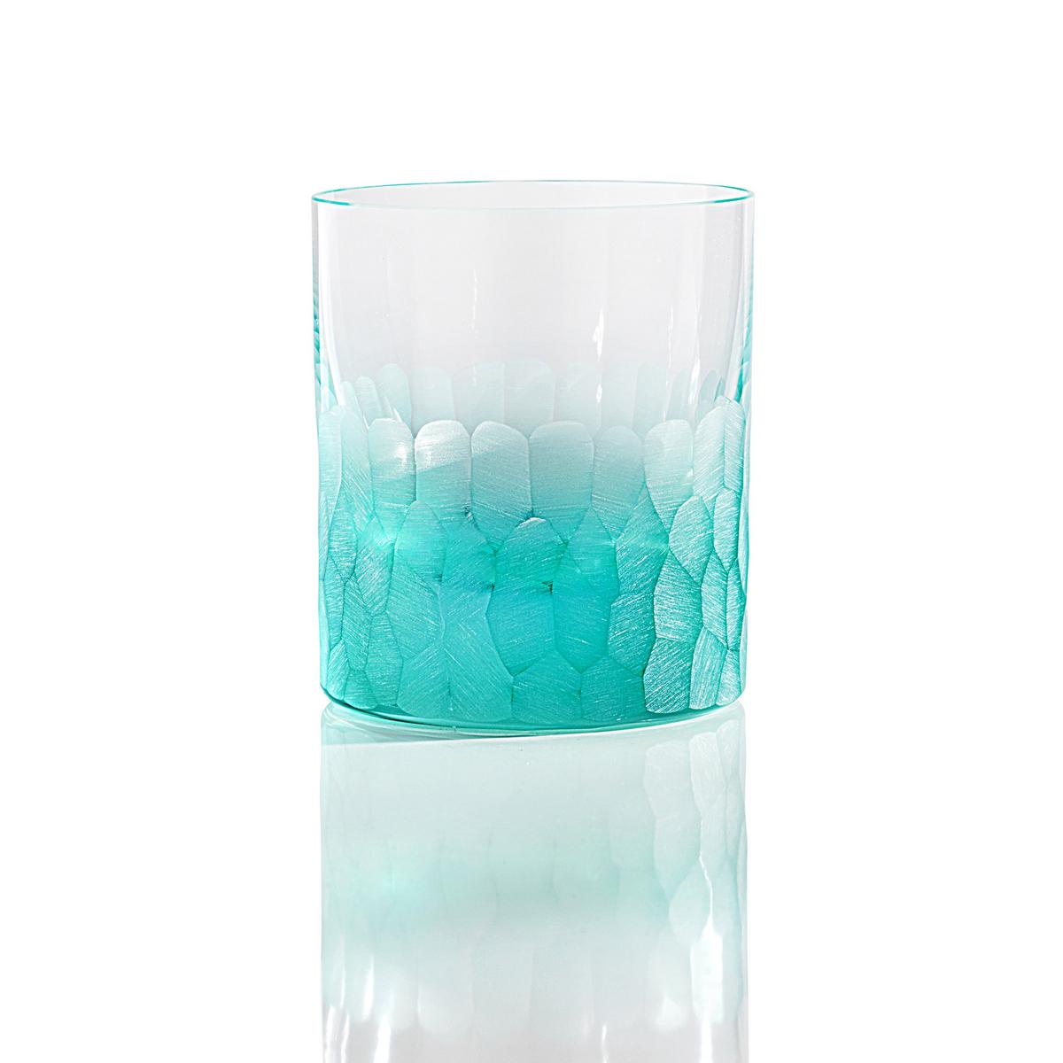 Whiskey mug Pebbles, beryl by Moser