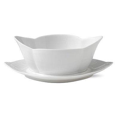 Royal Copenhagen White Fluted Gravy Boat