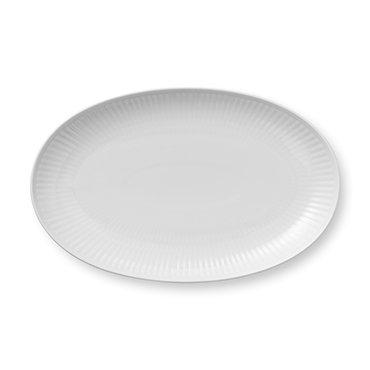 Royal Copenhagen White Fluted Plate Oval