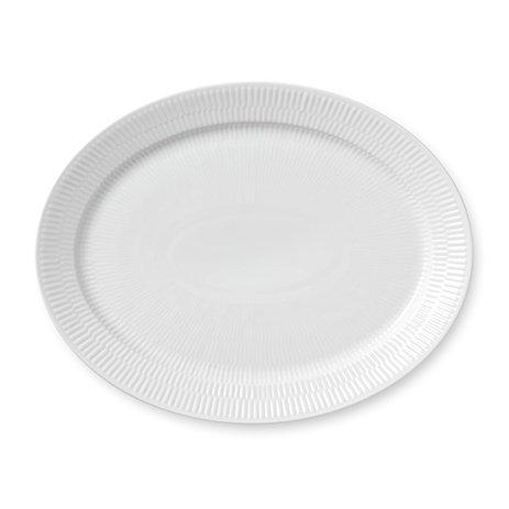 Royal Copenhagen White Fluted Plate Oval