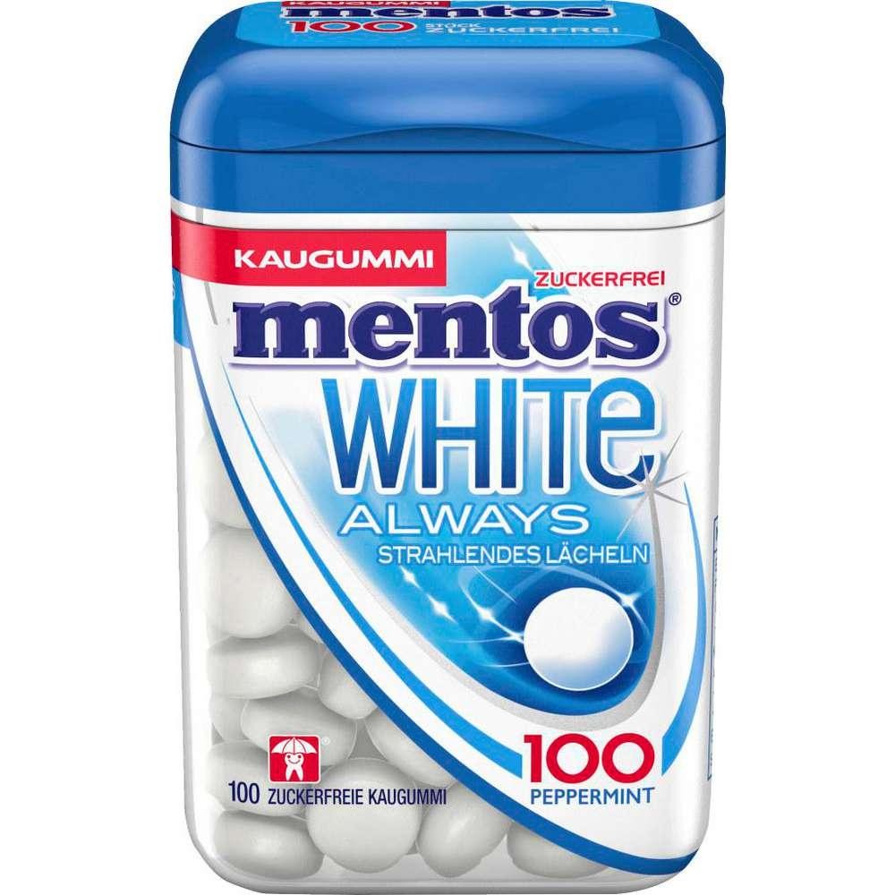 Mentos White Chewing Gum Peppermint, sugar-free