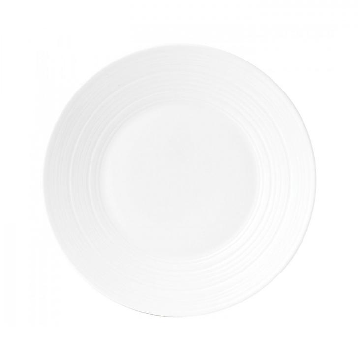 Wedgewood White Strata Plate