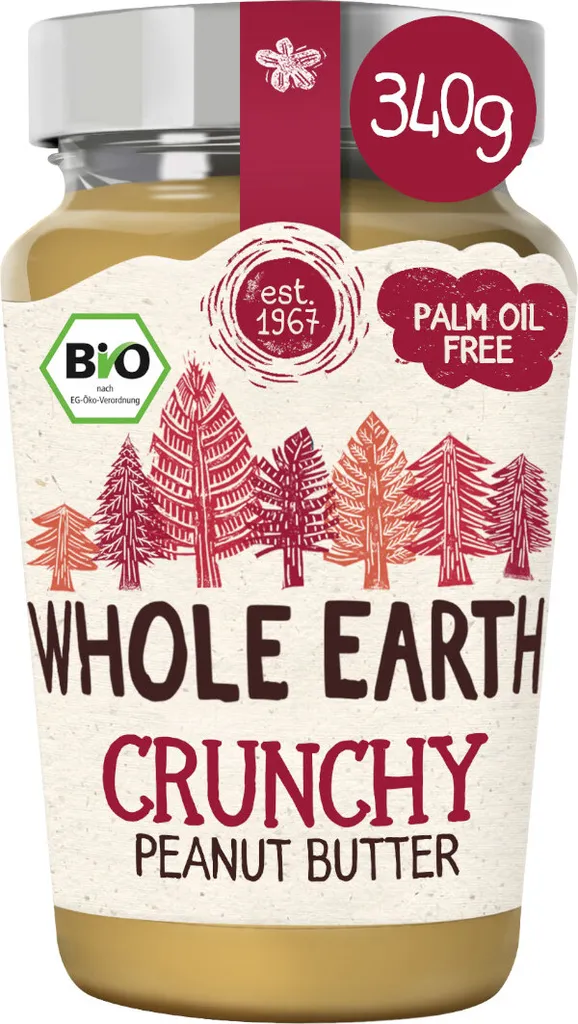 Intersnack Deutschland SE Whole Earth Peanut Butter Crunchy Peanut Butter Pack 340g