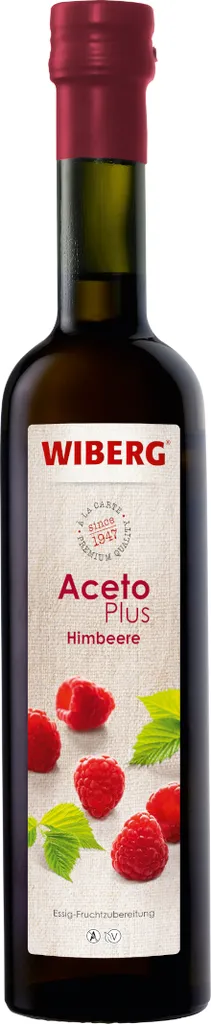 FRUTAROM Savory Solutions Austria GmbH Wiberg AcetoPlus Raspberry refined vinegar fruit preparation 500ml