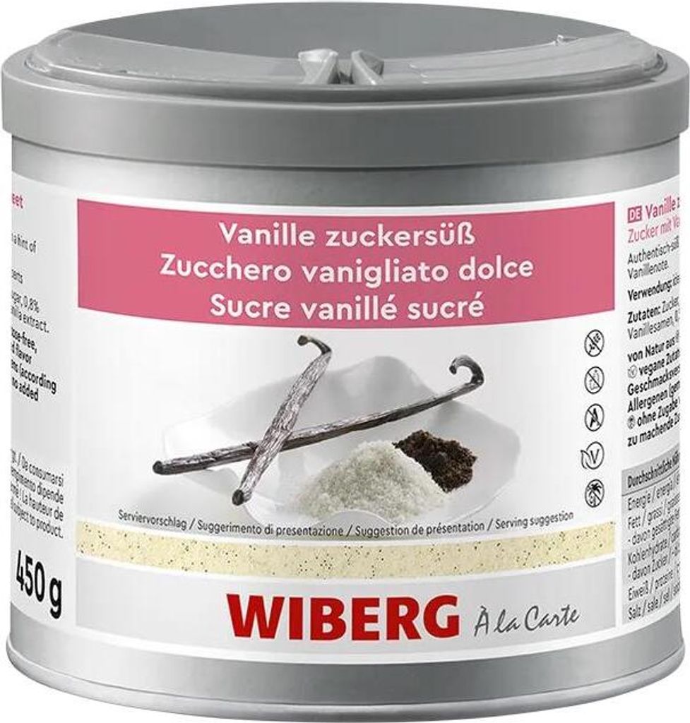 WIBERG Vanilla sugar-sweet sugar with vanilla extract 450g