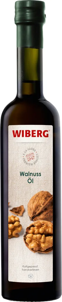 FRUTAROM Savory Solutions Austria GmbH Wiberg Walnut Oil Cold-pressed Intense Flavor Bottle 500ml