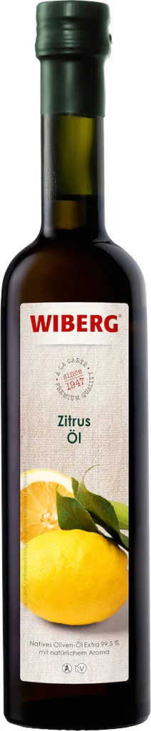 Wiberg Citrus Oil made from high-quality virgin olive oil bottle 500ml