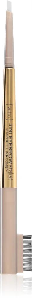Wibo 3in1 Eyebrow Stylist Double-sided eyebrow pencil with brush 2