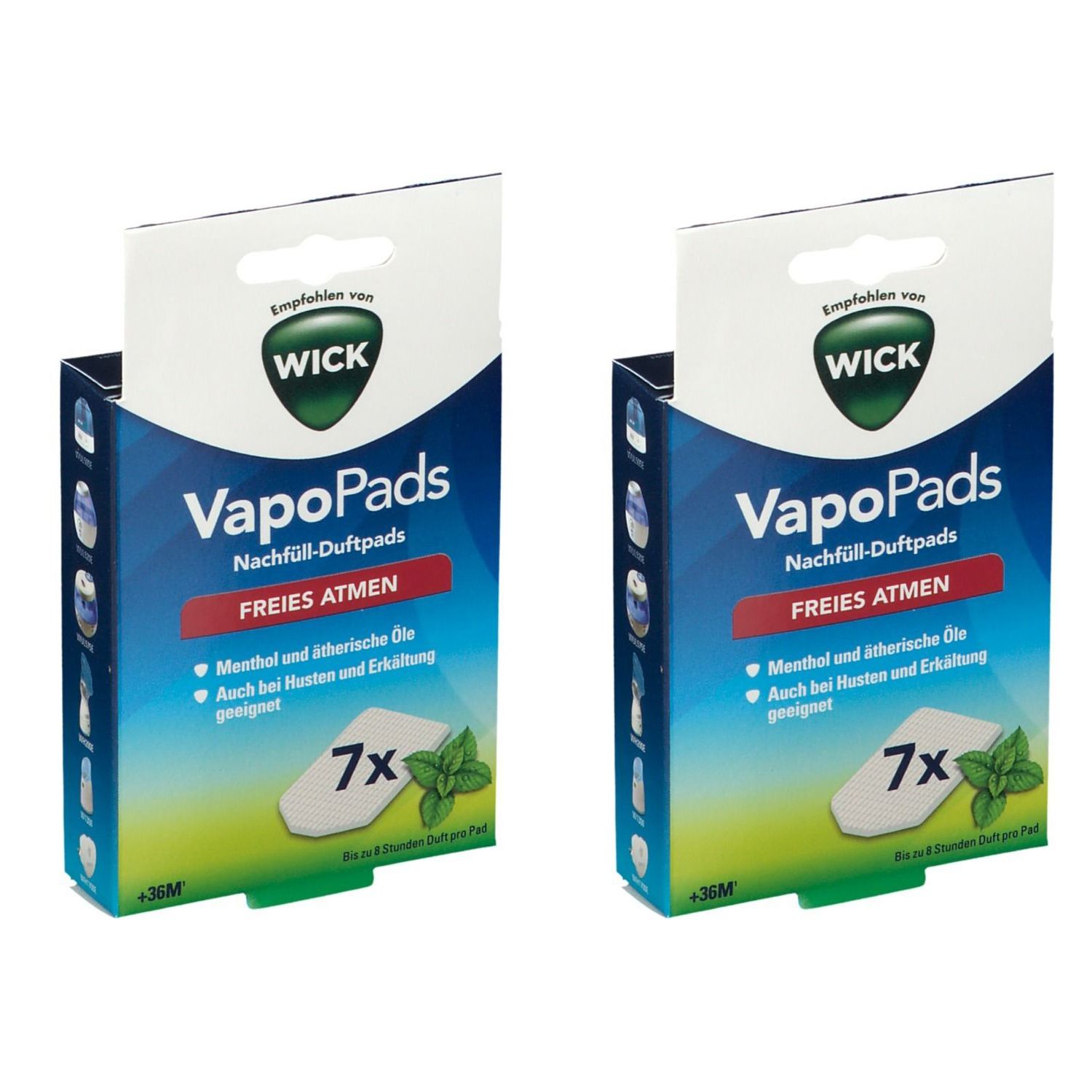 WICK Comforting VapoPads® Menthol refill scent pads 2x1 St