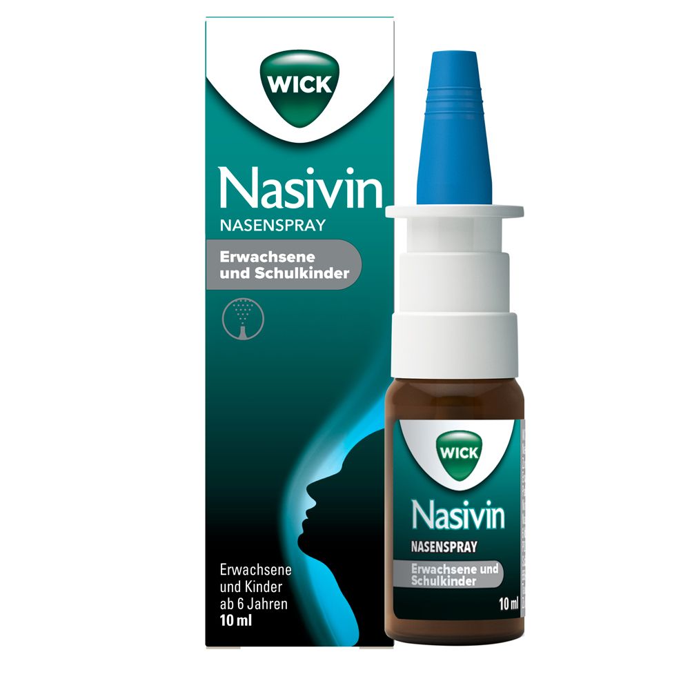 WICK Nasivin Nasal Spray for adults and schoolchildren 10 ml