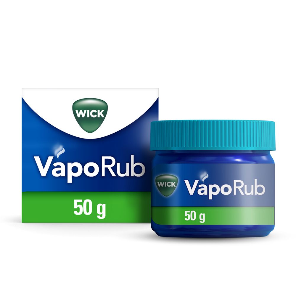 WICK VapoRub cold ointment, relief from 4 cold symptoms 50 g