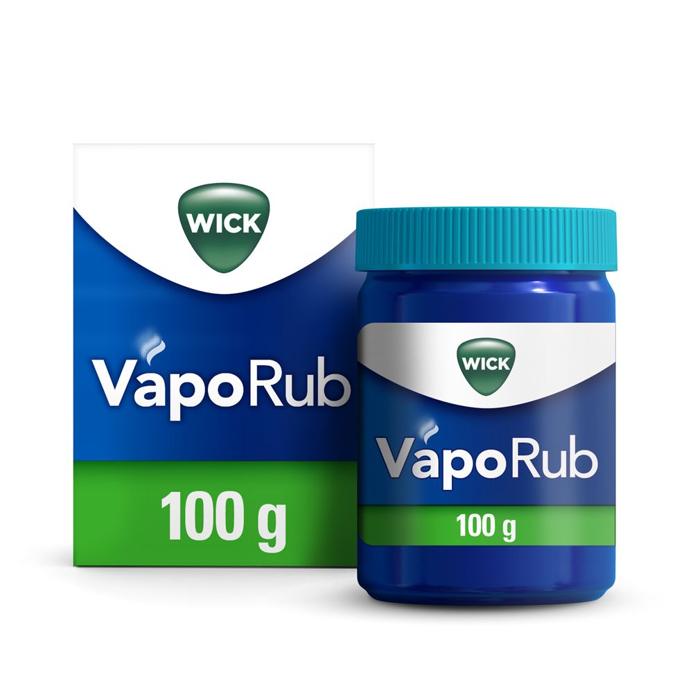 WICK VapoRub cold ointment, relief from 4 cold symptoms 100 g