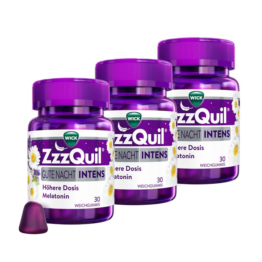Wick ZzzQuil Gute Nacht Intens 3x30 St