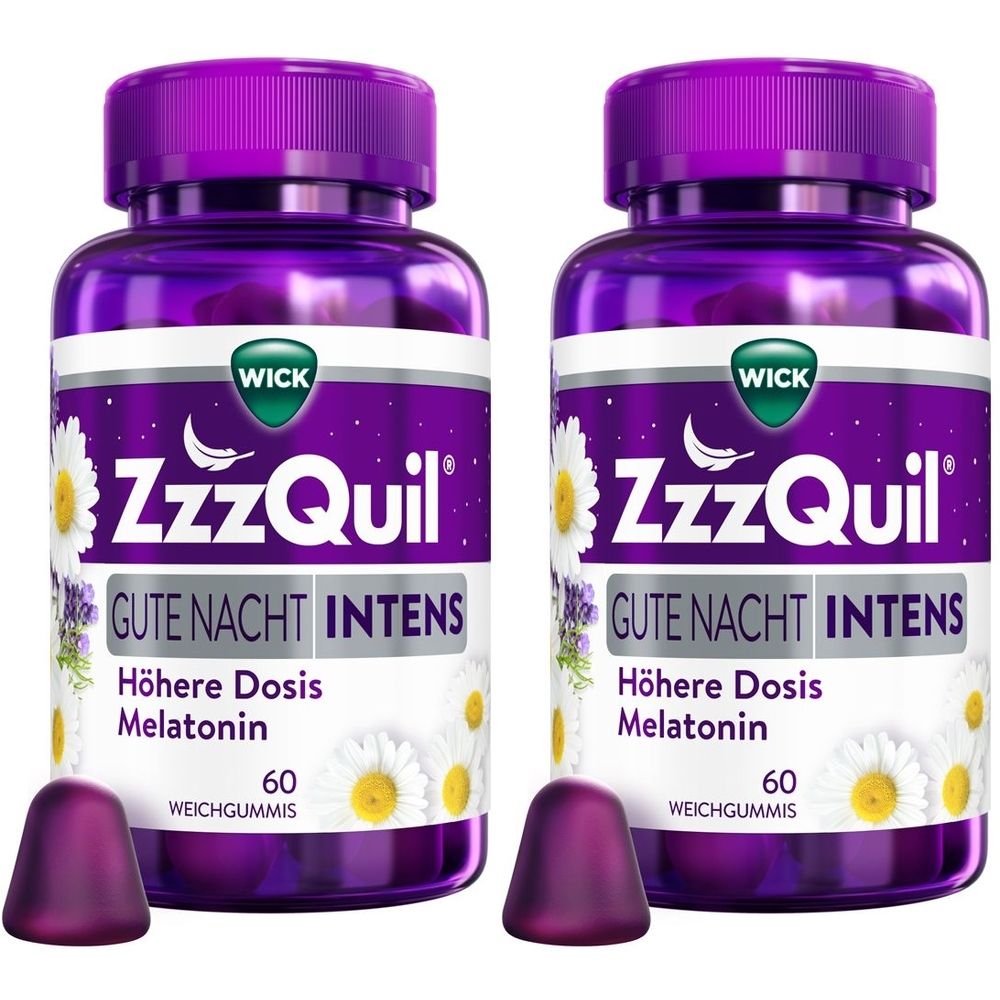 WICK ZzzQuil® Good Night INTENS, 120 capsules