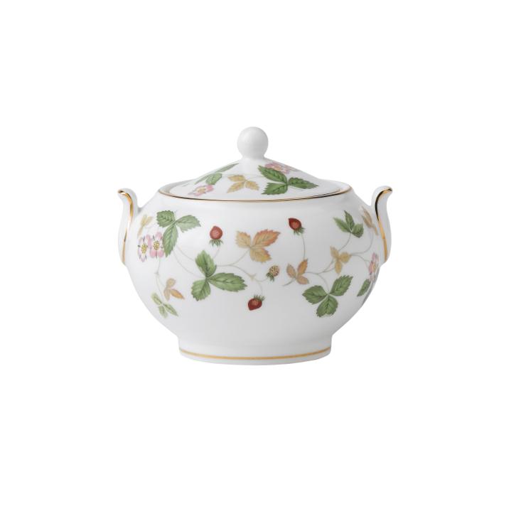Wedgewood Wild Strawberry Sugar Bowl
