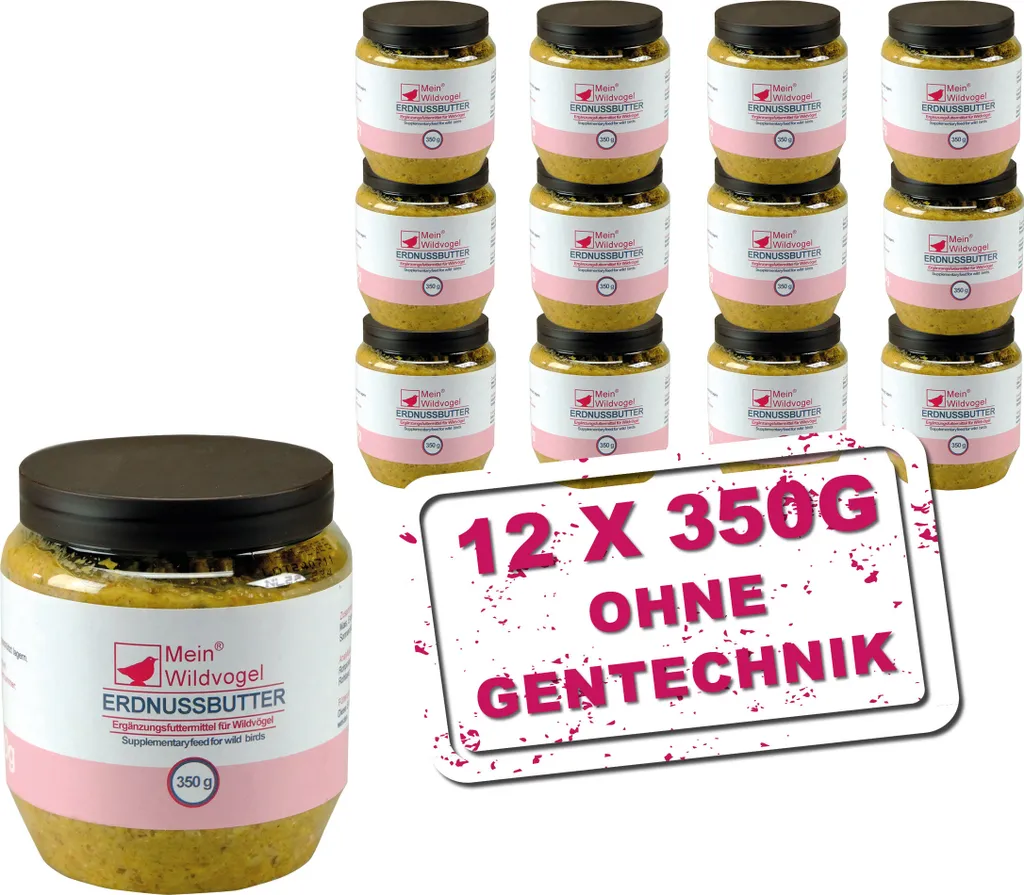 Wildvogel Peanut Butter 12 x 350g - MeinWildvogel