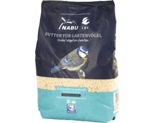 Hornbach Wild bird food CJ Wildlife peanut kernels chopped 2kg all-season bird food