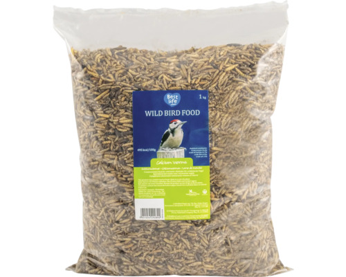 Hornbach Wild bird food CJ Wildlife calcium worms soldier fly 1 kg all-season bird food