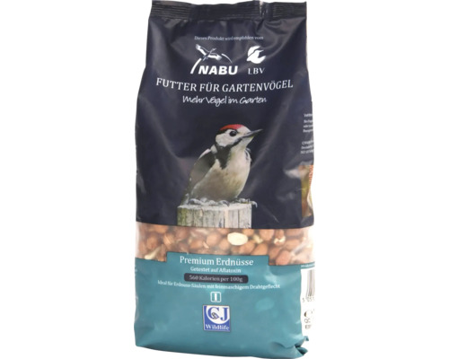 Hornbach Wild bird food CJ Wildlife Premium peanuts 1 kg all-season bird food