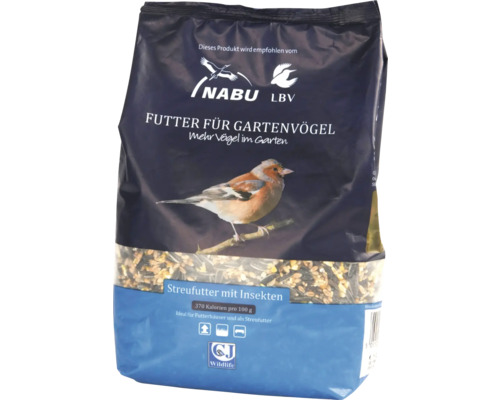 Hornbach Wild bird food CJ Wildlife scatter food with insects all year round bird food