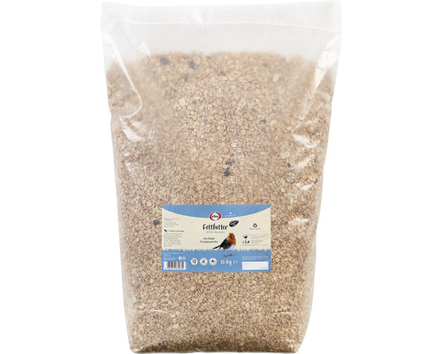 Wild bird food elles fat food winter bird food (wheat flakes, rapeseed oil, peanut kernels, raisins) 10 kg