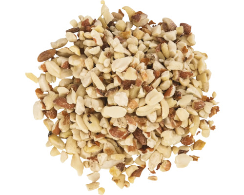 Wild bird food Mr. Corn, chopped peanut kernels, peanuts, year-round bird food, 3 kg in a bucket