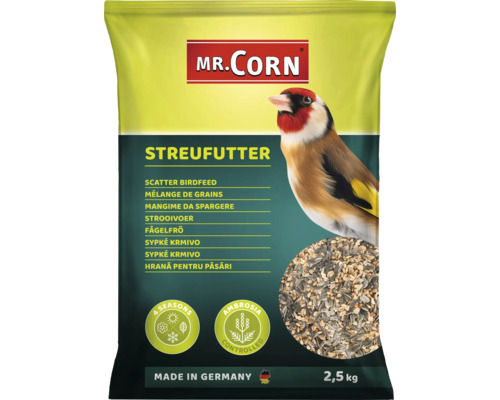 Wild bird food Mr. Corn scattered food 2.5kg all-season bird food Ambrosia controlled, Made in Germany