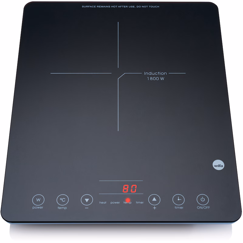 Wilfa Induction Cooktop INDUX, 1800W, ICP-1800B, black