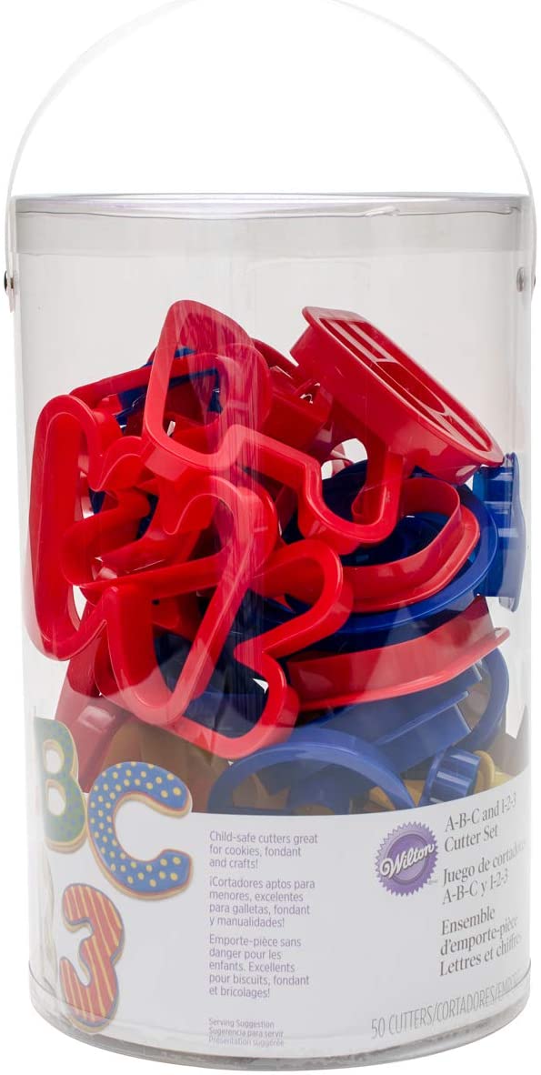 Wilton 0261711 Coupoir ABC/123 Plastic 27,97 50 x 17.78 x 17.78 cm)
