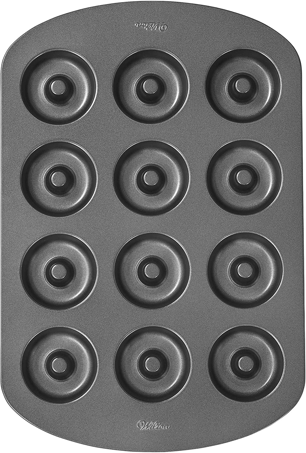 Wilton W2390 Non-Stick Medium 12 Cup Donut Baking Tin