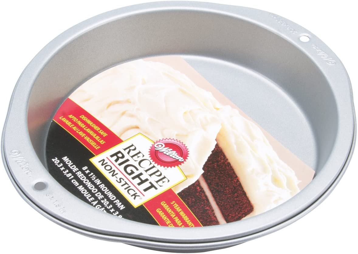 Wilton 20.32 cm (8-Inch) Recipe Right Round Tin