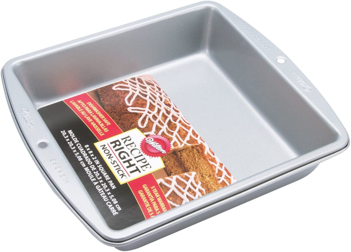 Wilton 20.32 cm (8-Inch) Recipe Right Square Tin