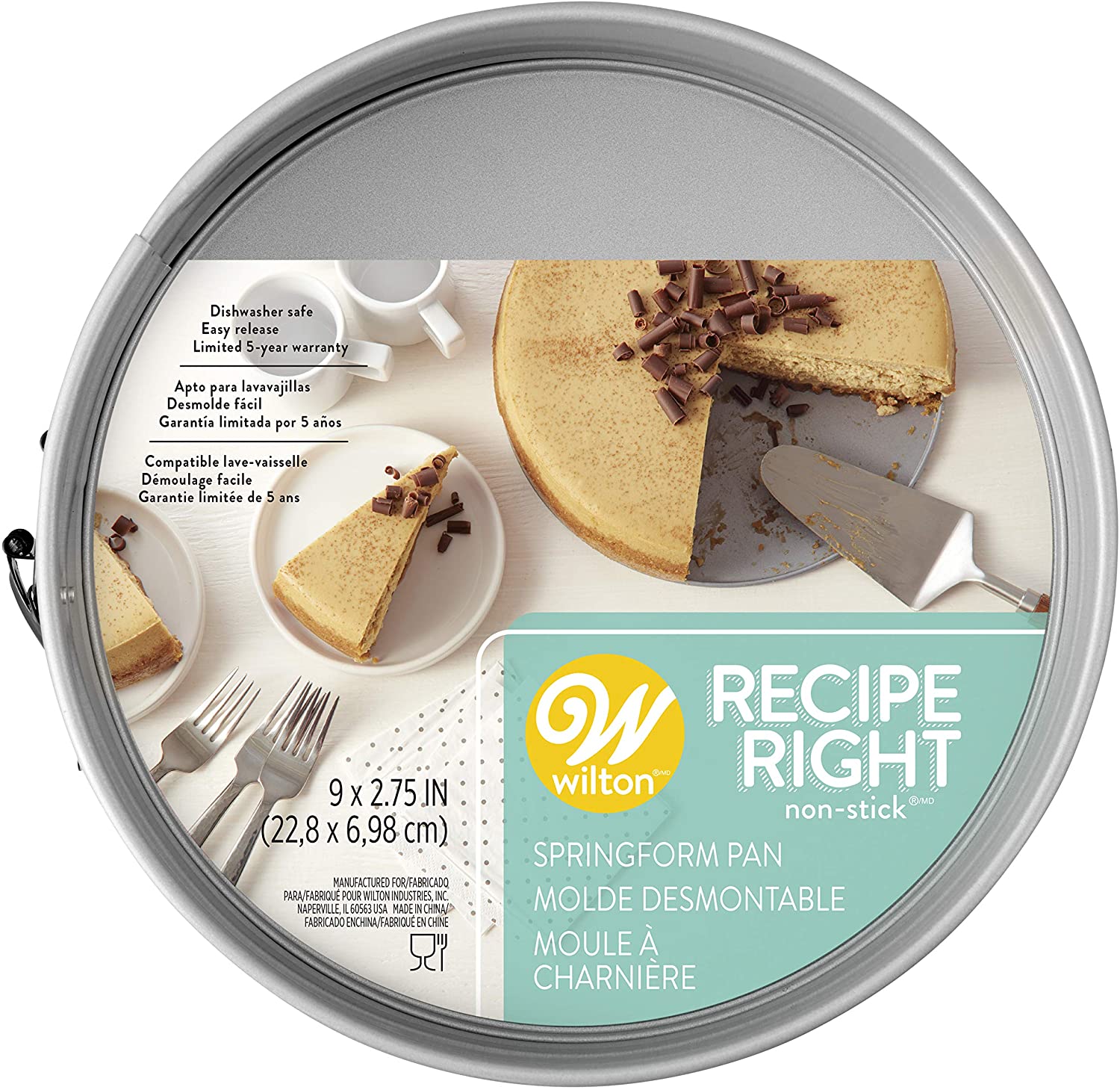 Wilton 25 cm (10-Inch) Recipe Right Springform Tin