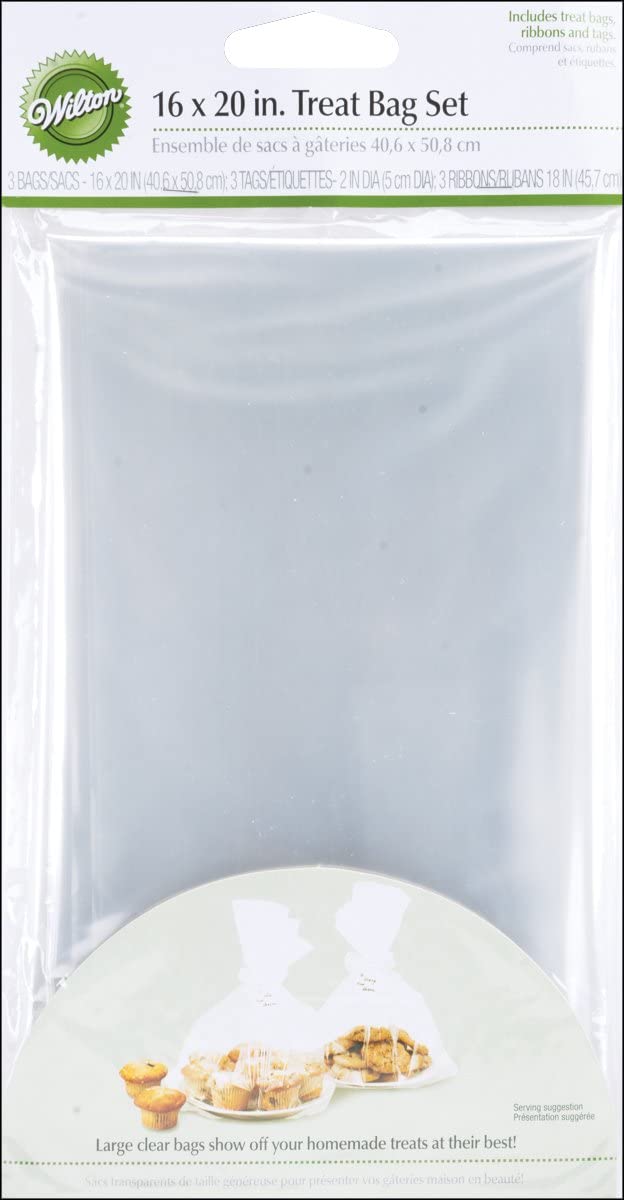 Wilton 3 Count Large Treat Bag