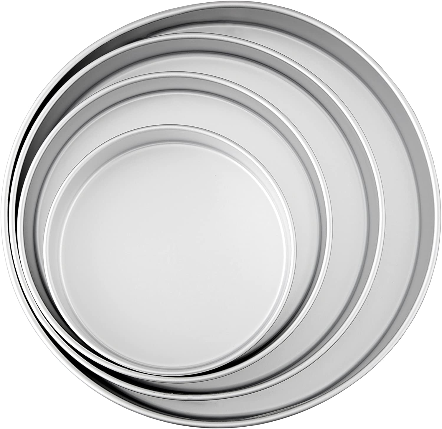 Wilton 4-Piece Large Round Cake Pan Set Performance Pans