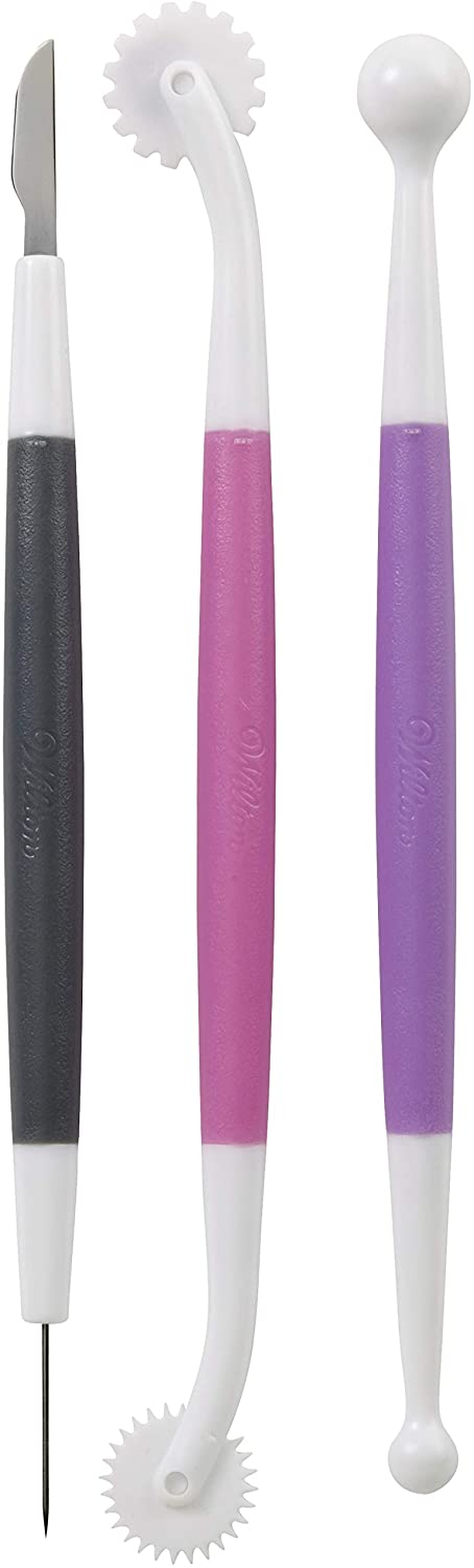 Wilton 3-Piece Fondant and Gum Paste Starter Tool Set