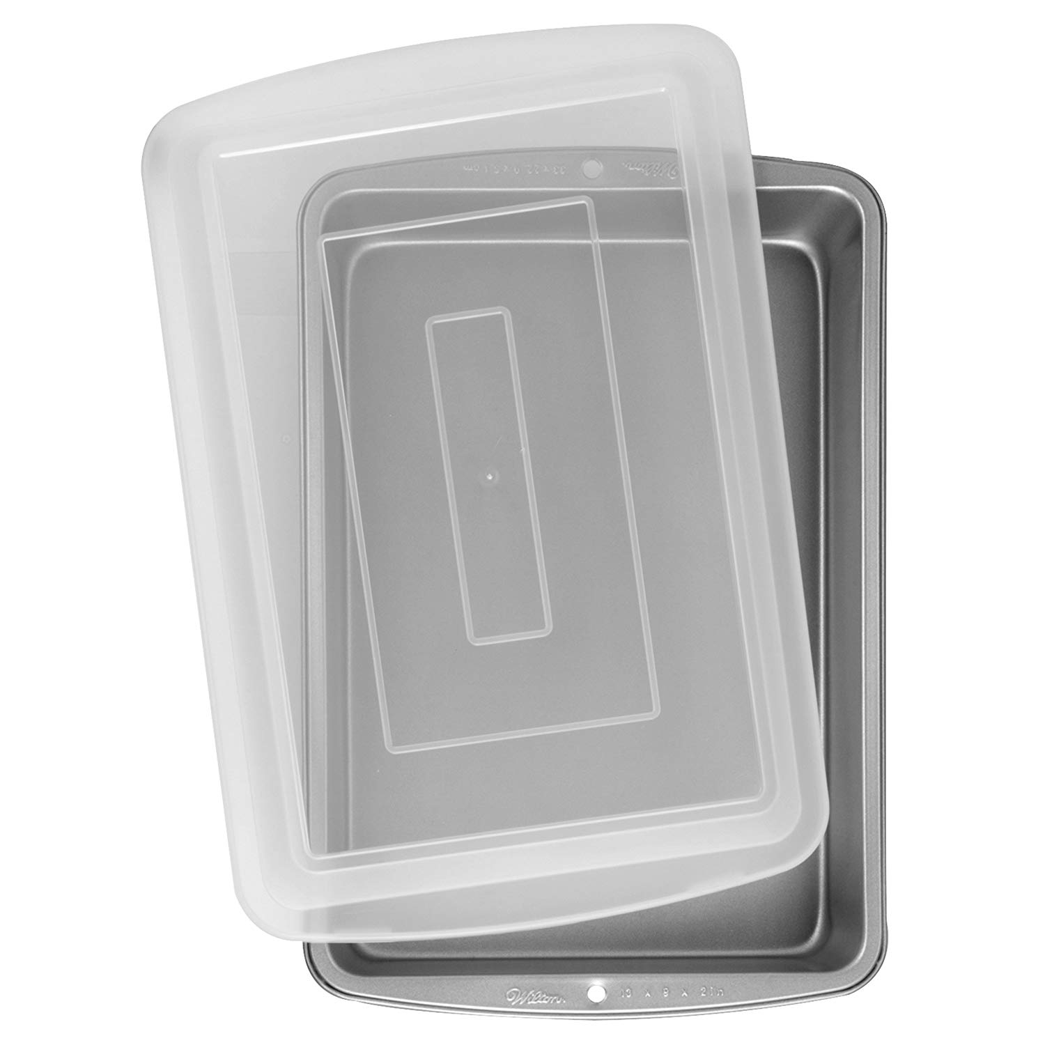 Wilton 33 X 22.86 Cm (13 X 9 Inch) Recipe Right Covered Cake Tin